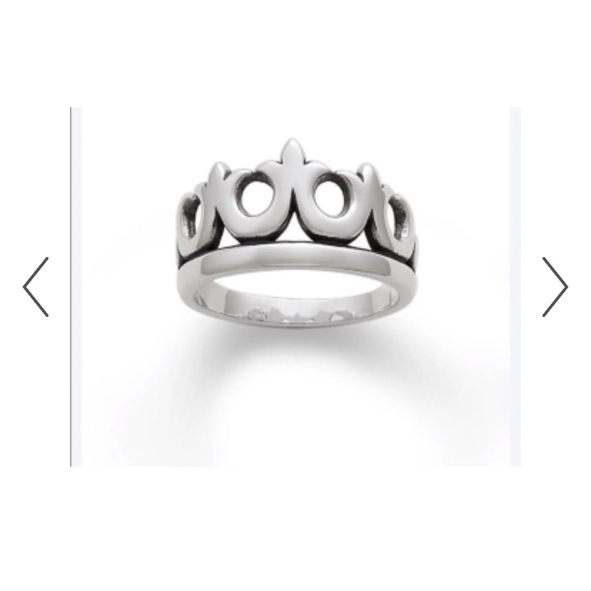 Retired James Avery Crown Ring